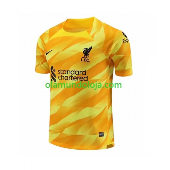 Camisola Liverpool Guarda-redes Homem Equipamento Terceiro 2023-2024 Manga Curta